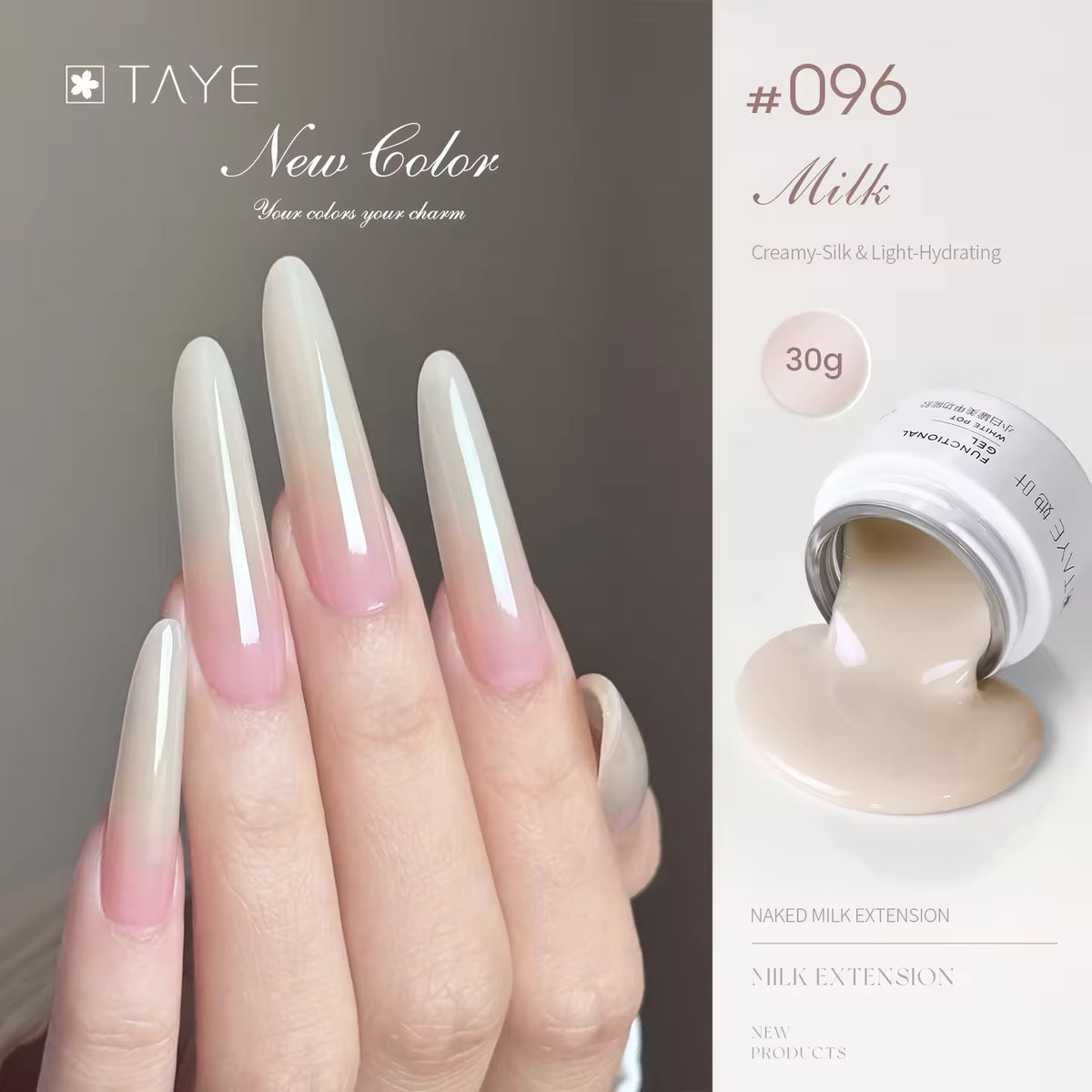 TAYE Nagelverlängerungsgel zum Verlängern von Nägeln