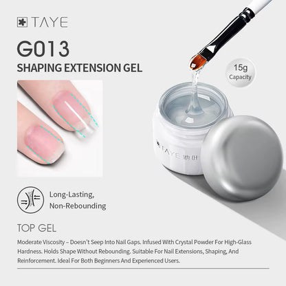 Professional Transparent Multi Functional Nail Glue Gel Base Coat Top Coat for Fingernail