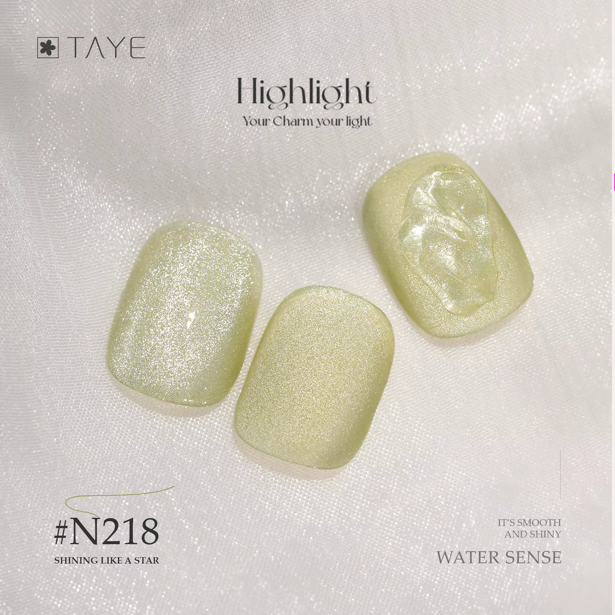 TAYE Super Shiny Glitter Nail Cats Eye Magnetic UV Gel Polish