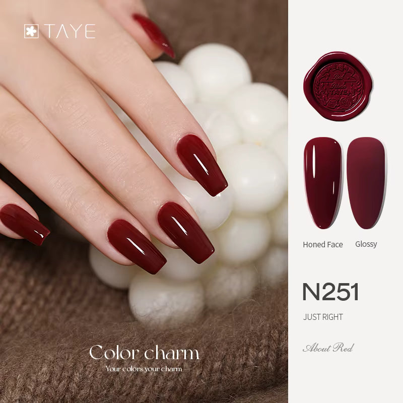 TAYE Organic Finger Matte Nail Polish Colors