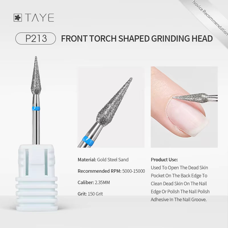 TAYE Professional Cuticle Clean Gel Remove Nail Drill Bit