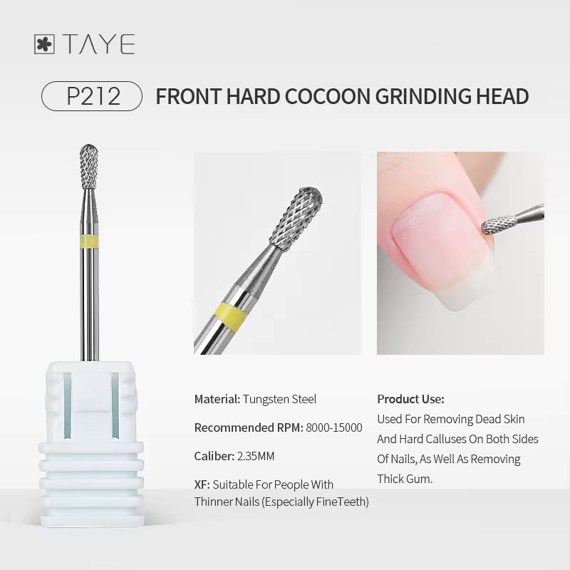 TAYE Professional Cuticle Clean Gel Remove Nail Drill Bit
