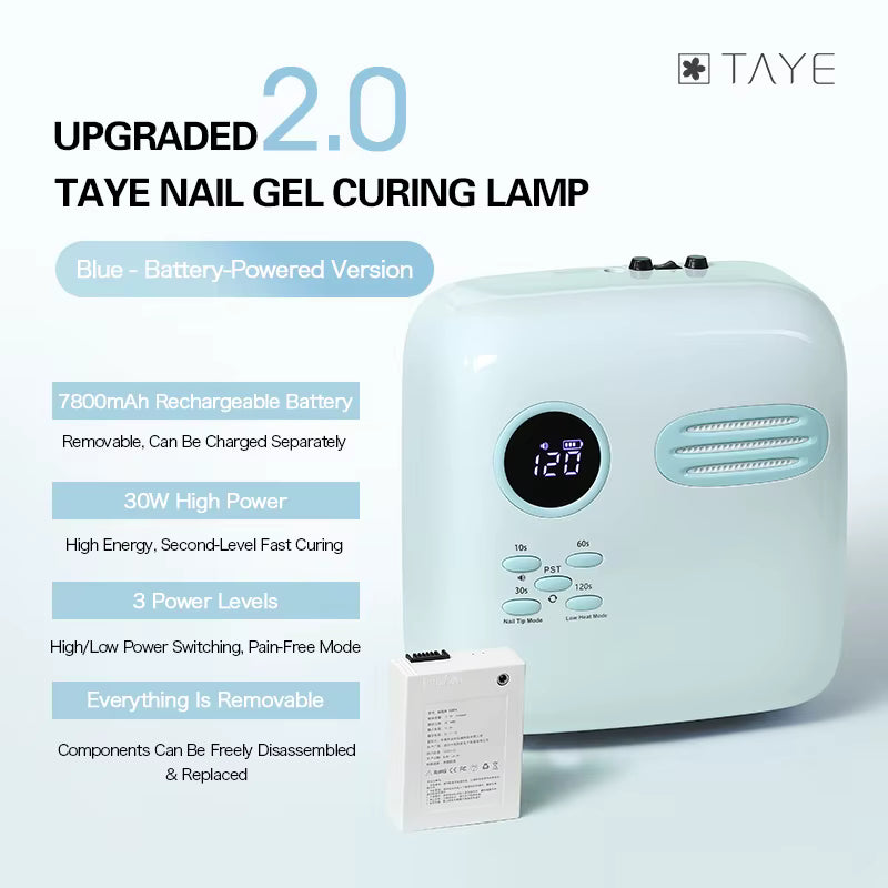 TAYE Professional Rechargeable Curing Nail Lamp UV Led Light