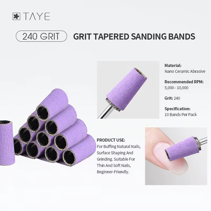 TAYE Professional Cuticle Clean Gel Remove Nail Drill Bit