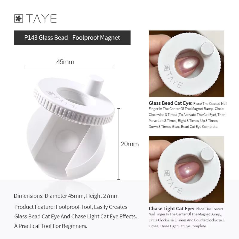 TAYE Diy Nail Magnet Tool for Cat Eye Gel Polish