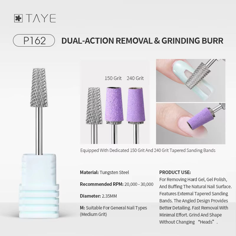 TAYE Professional Cuticle Clean Gel Remove Nail Drill Bit