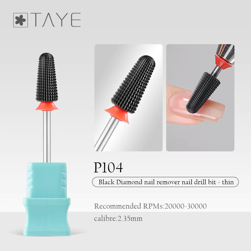 TAYE Professional Cuticle Clean Gel Remove Nail Drill Bit