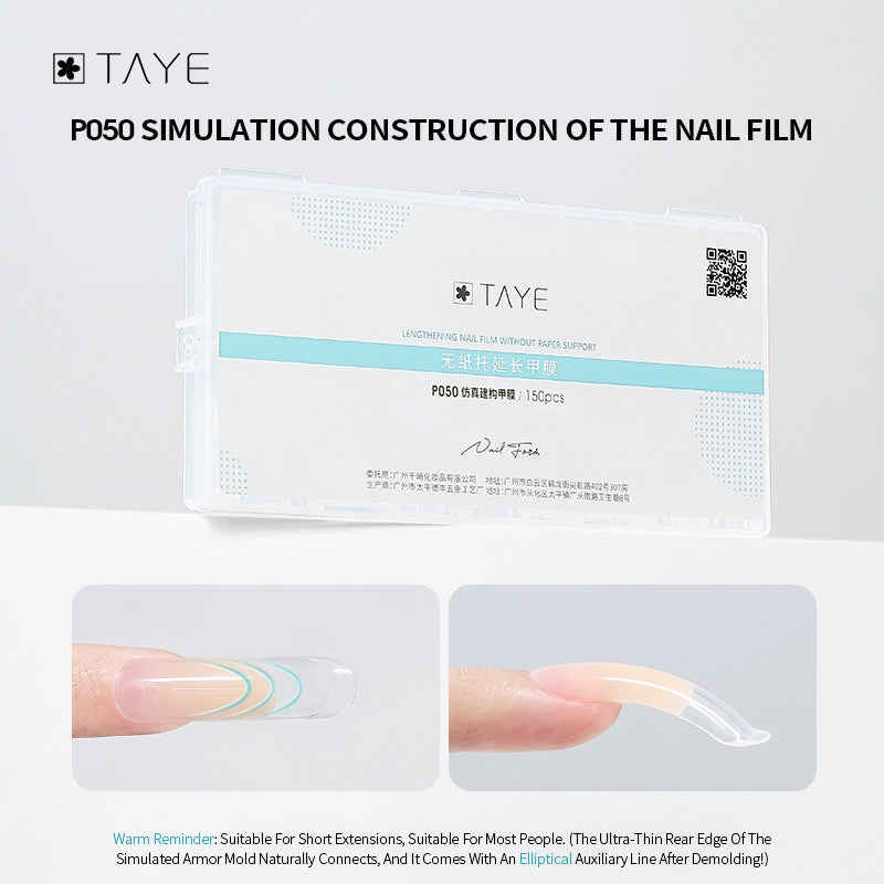 120 Pcs Clear Dual Forms Full Cover Quick Building Gel Mold Tips Nail Extension Molds Upper Forms for Nails Poly Gel
