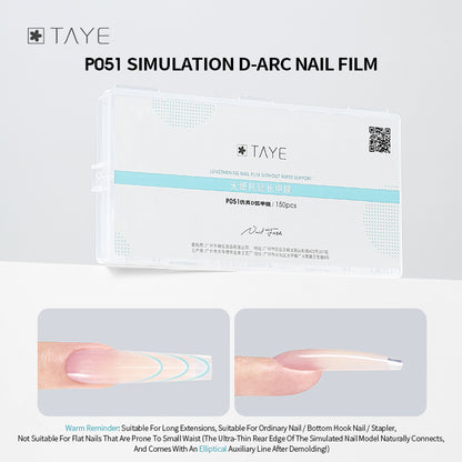 120 Pcs Clear Dual Forms Full Cover Quick Building Gel Mold Tips Nail Extension Molds Upper Forms for Nails Poly Gel