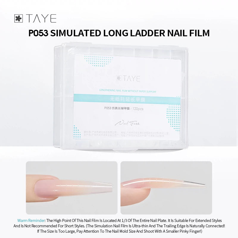 120 Pcs Clear Dual Forms Full Cover Quick Building Gel Mold Tips Nail Extension Molds Upper Forms for Nails Poly Gel