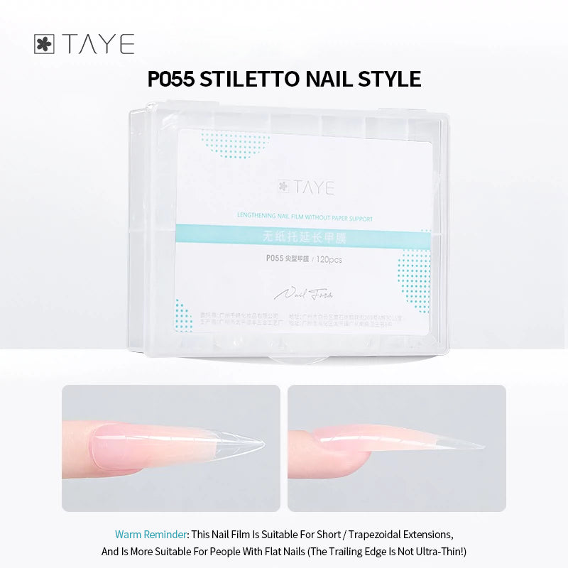 120 Pcs Clear Dual Forms Full Cover Quick Building Gel Mold Tips Nail Extension Molds Upper Forms for Nails Poly Gel