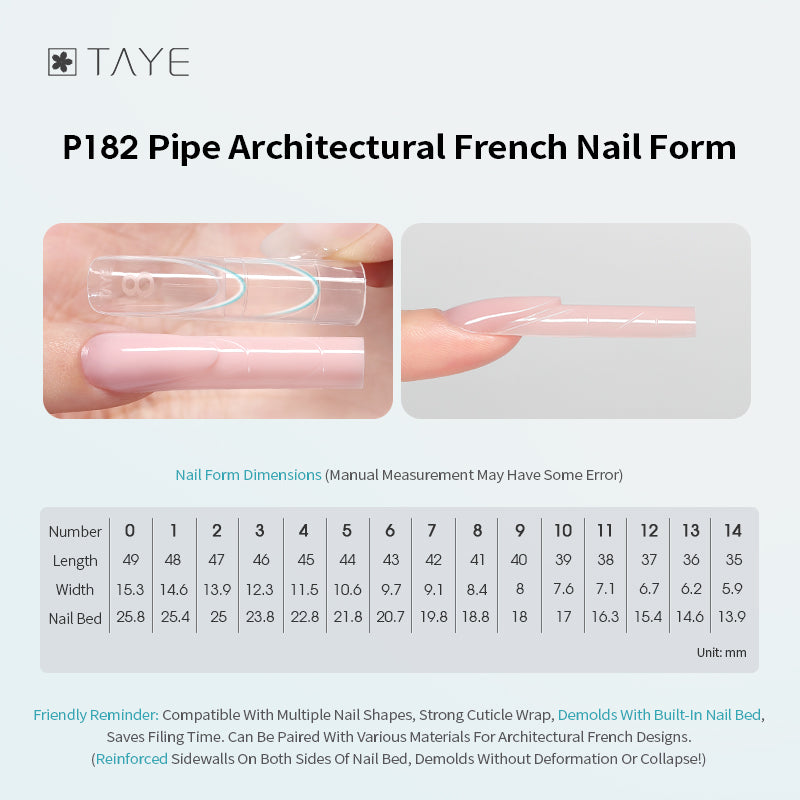 120 Pcs Clear Dual Forms Full Cover Quick Building Gel Mold Tips Nail Extension Molds Upper Forms for Nails Poly Gel