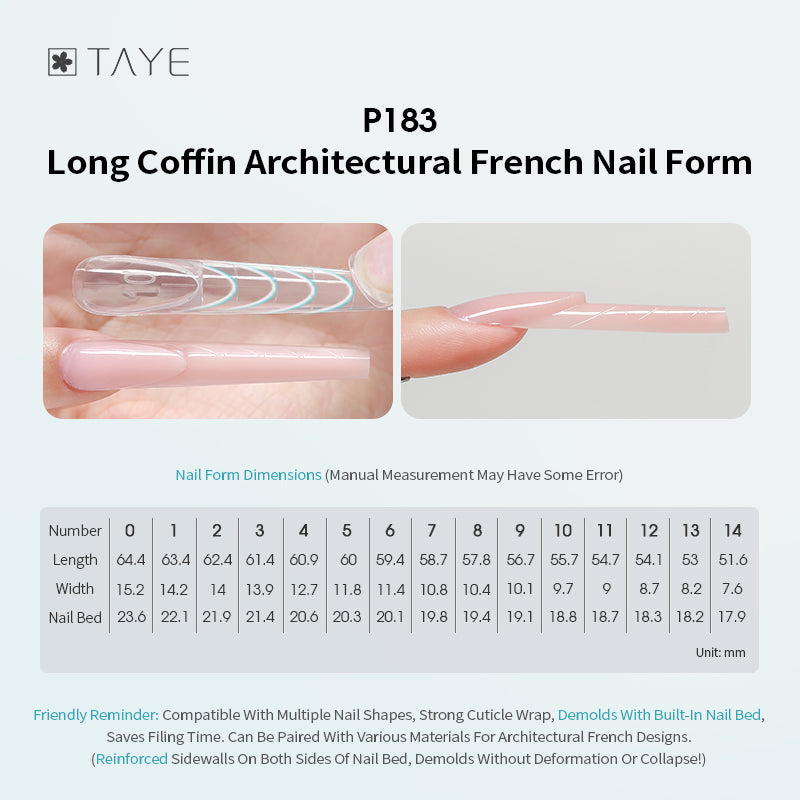 120 Pcs Clear Dual Forms Full Cover Quick Building Gel Mold Tips Nail Extension Molds Upper Forms for Nails Poly Gel