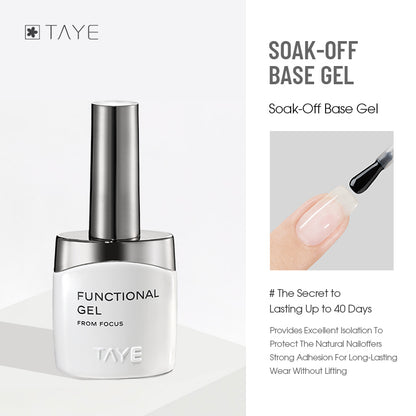 Long Wear Transparent Base Coat Top Coat Multi Function Gel