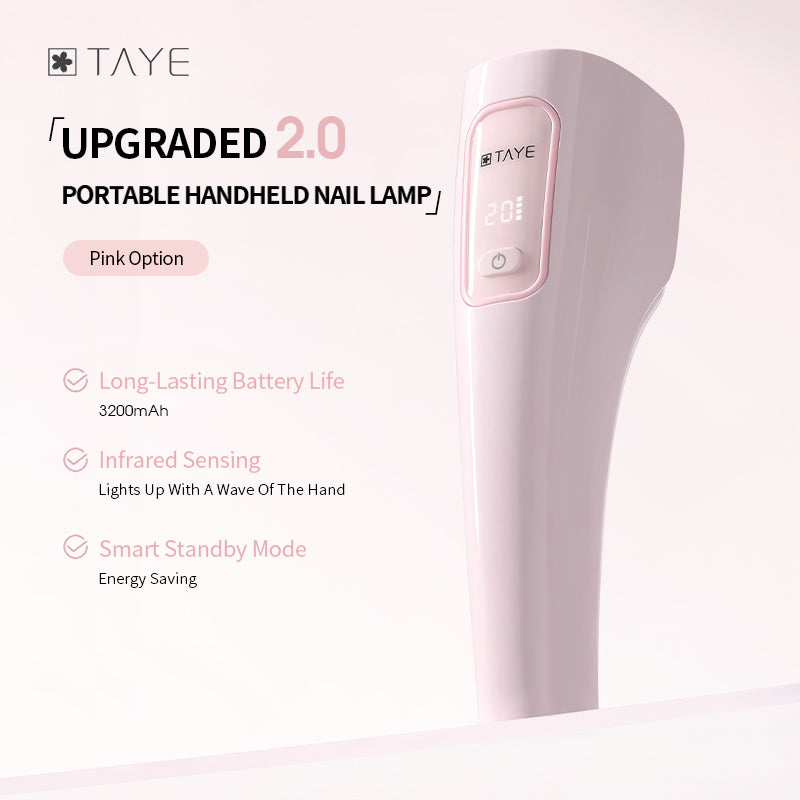 TAYE High Quality Portable Rechargeable Quick Drying UV LED Nail Lamp Light
