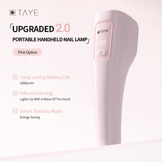 TAYE High Quality Portable Rechargeable Quick Drying UV LED Nail Lamp Light